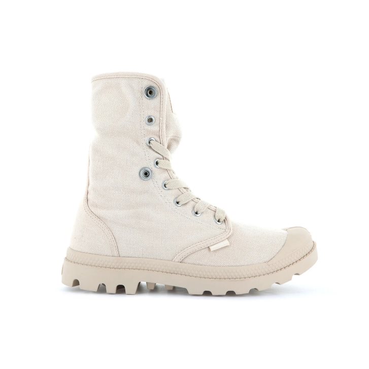 Palladium Baggy Men's Boots Cream | UK W420-MWT